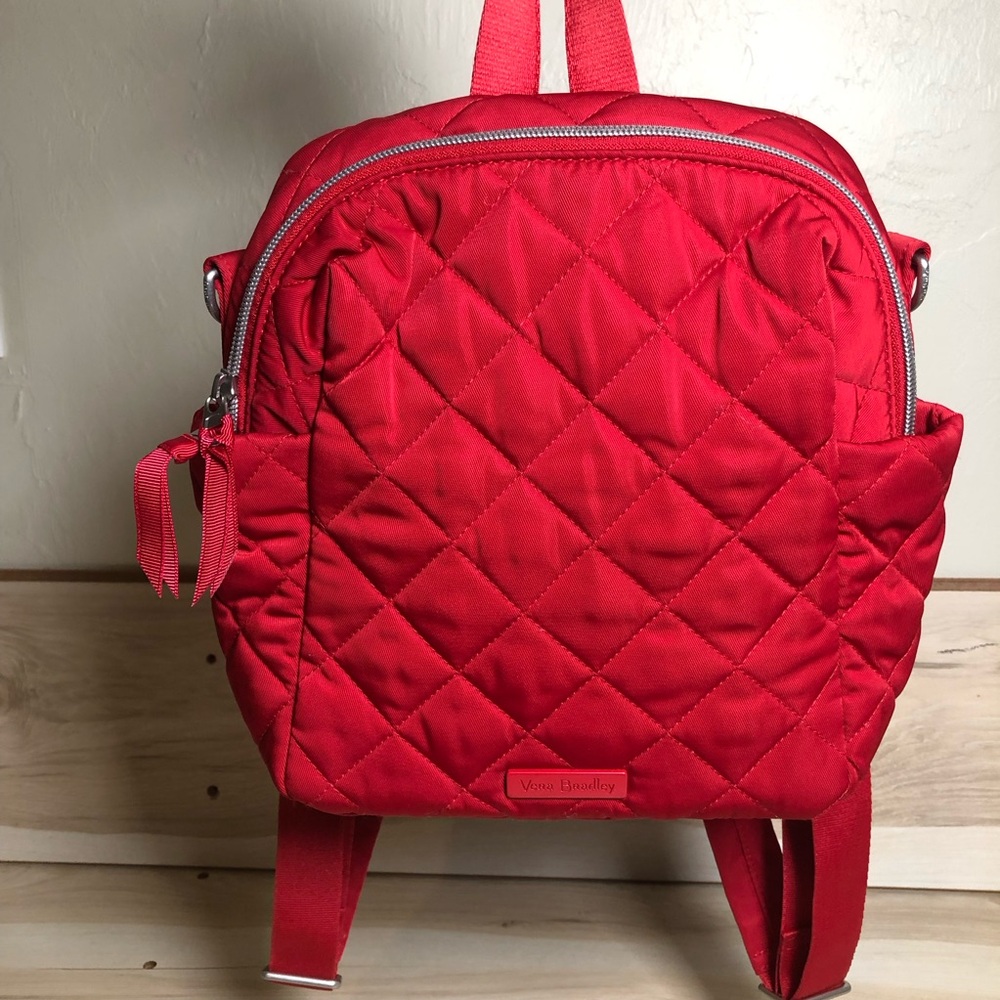 Vera Bradley Women's Performance Twill Convertible Small Backpack
